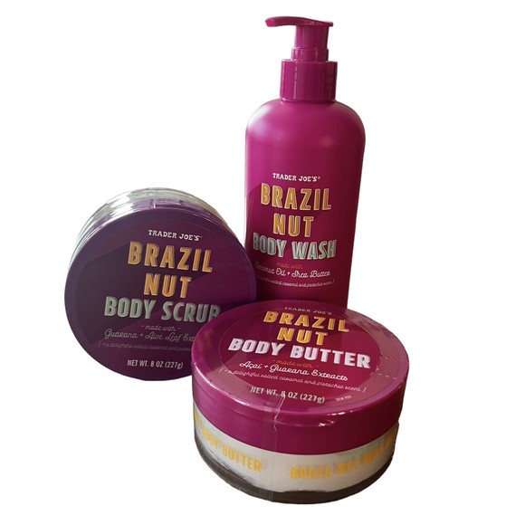 Trader Joes Bath & Body Trader Joes Brazil Nut Body Scrub Body Wash